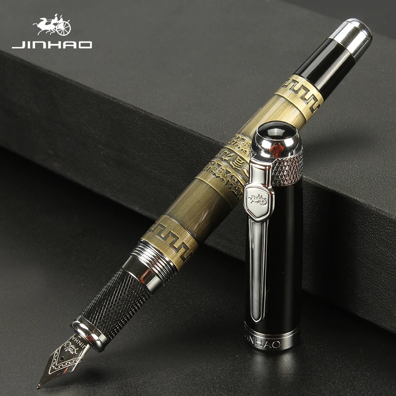 JINHAO 189 авторучки брендовые металлические ручки школьные офисные канцелярские принадлежности канцелярские материалы бизнес-подарок с 5 чернилами sac