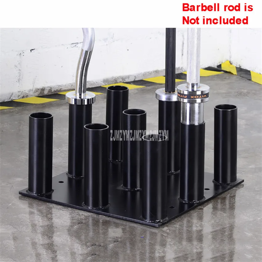 1 шт. Professional 9-Hole Barbell Bar Rack держатель для 50 мм Олимпийские Штанги штанга стойка для хранения дисплея держатель оборудования BR501-9