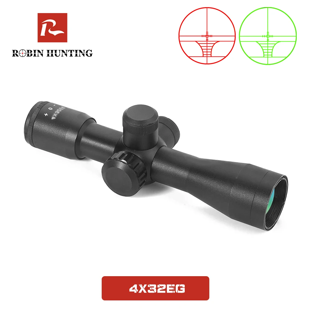 

4x32 EG Tratical Hunting Riflescope Illuminated Optical Sight Adjust Scopes Rangefinder For Airsoft Air Gun Hunt Rifle Scope