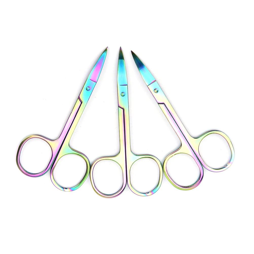 

1PC Stainless Steel Eyebrow Trimmer Scissors Eye Brow Shaver Knife Hair Removal Beauty Makeup Tools