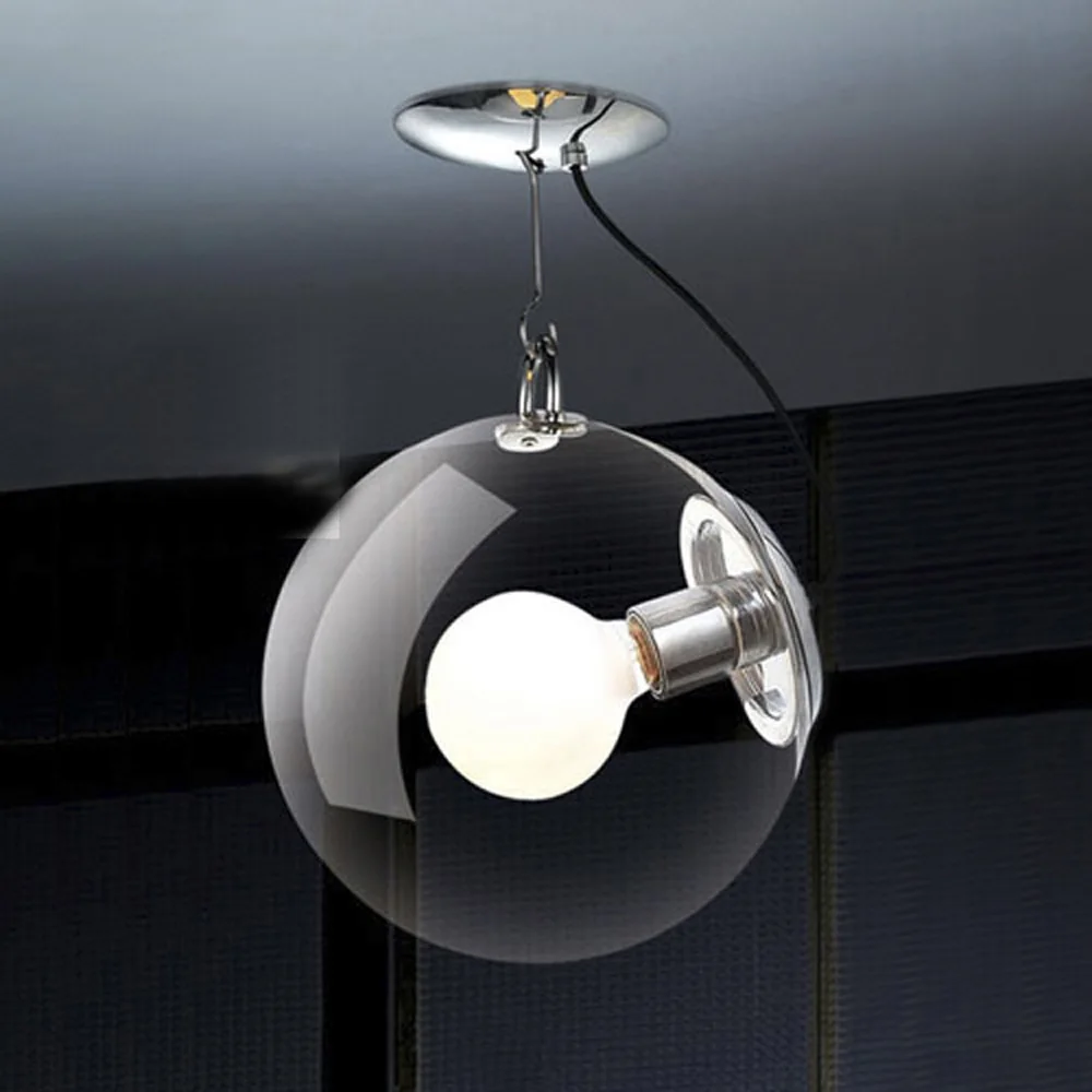 Italiaanse transparant glas zeep bubble slaapkamer plafondlamp woonkamer creatieve plafondlamp moderne eetkamer plafondlampchina