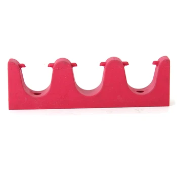 

Muiticolor Rubber Billiards Stick Rack Pool Cue Holder for 3 Cues Snooker Billiard Accessories Table Game Player Replacement
