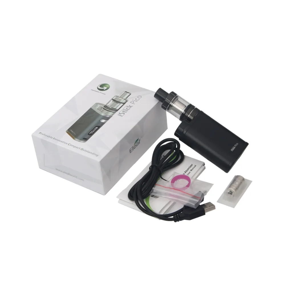 Оригинальный набор Eleaf iStick Pico 75 Вт бокс мод электронная сигарета 2 мл Melo III Mini или 4 3
