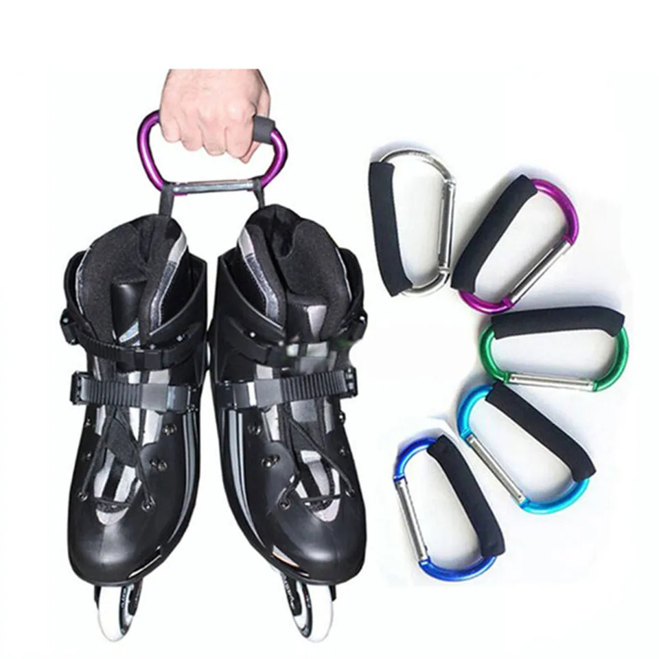 BSTFAMLY Multifunctional Roller Skates Shoes Handle Buckle Metal Hook