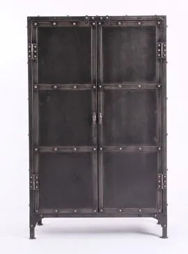 Loft American Country Style Wrought Iron Storage Wrought Iron Storage