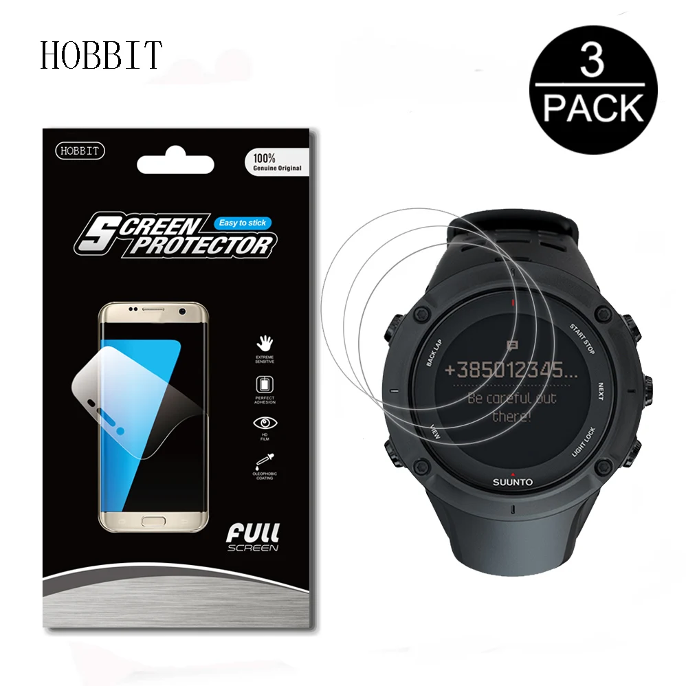 

3Pack For Suunto Ambit 3 Peak Sporting Smart Watch 5H Explosion-proof Screen Protector Clear Anti-shock Guard Shield Cover Film