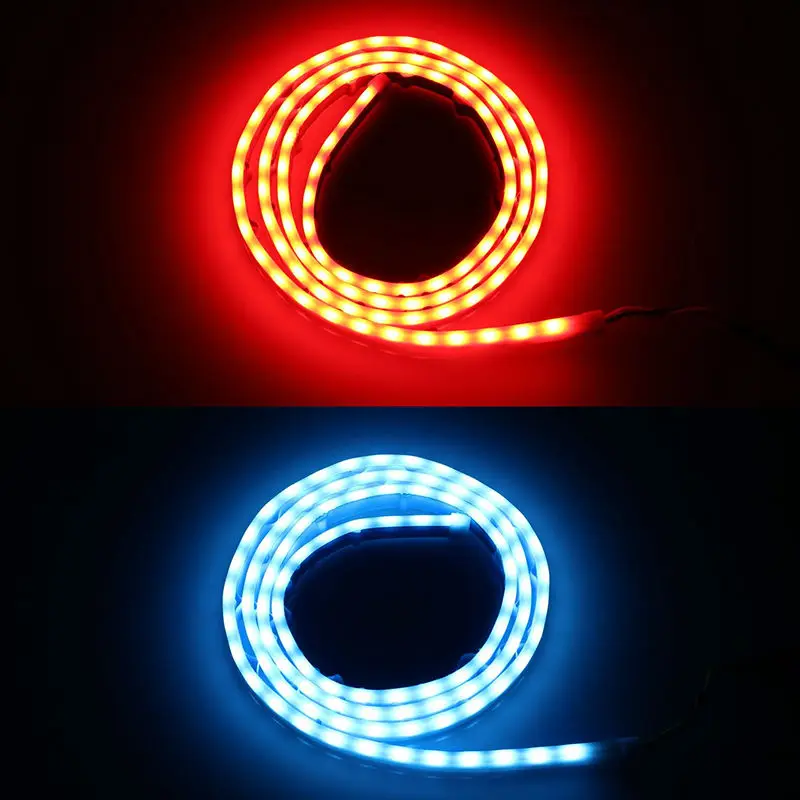 Flexible Tailgate LED Strip Light Bar Reverse Brake Turn Signal Tail For Ford Dodge Ram Chevy Chevrolet Backup Reverse Brake Tail Turn Signal Light 5-Function Red White For Truck SUV Pickup (6)
