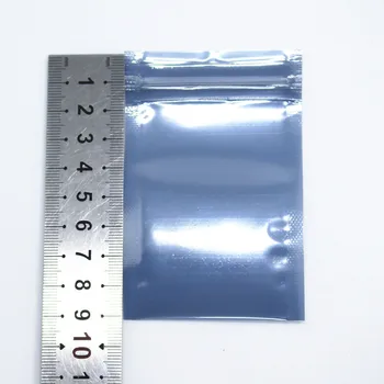 

FSYLX 200pcs 6*9cm antistatic bag zip zipper lock top ESD antistatic packaging bags waterproof resealable shielding bag