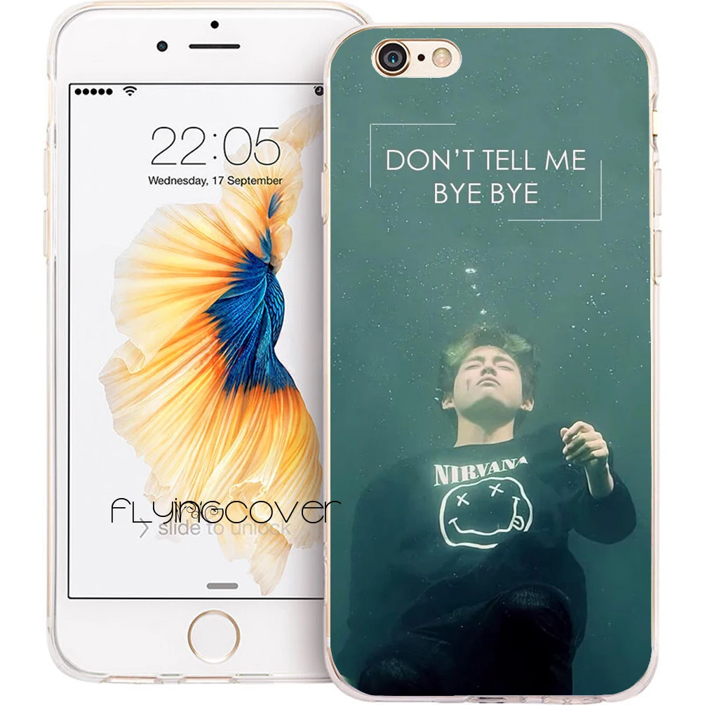 Bangtan Boys Taehyung Прозрачный Мягкий ТПУ силиконовый чехол для телефона iPhone 7 7Plus 5S 5 SE 6 6S