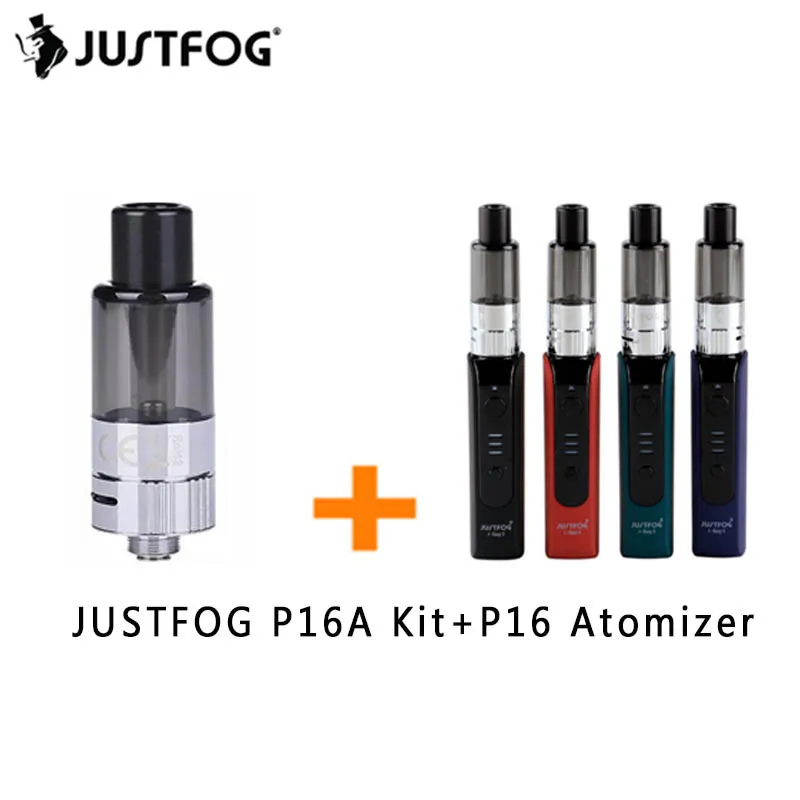 Buy JUSTFOG P16A Vape Kit VS P16A Tank 1.2ohm 1.6ohm