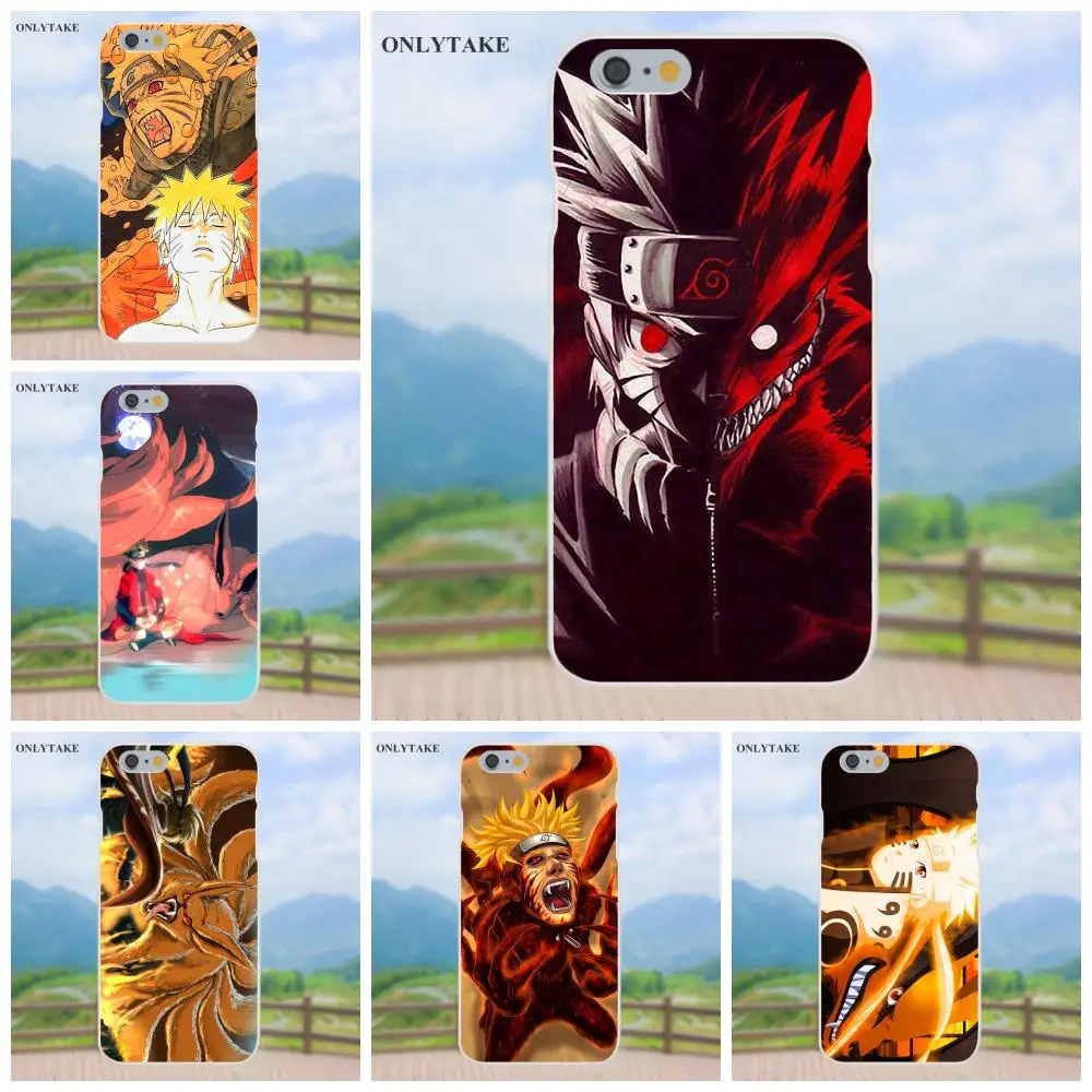 Nine Tail Demon Fox Наруто ТПУ защитный чехол для Apple iPhone 4 4s 5 5C SE 6 S 7 8 Plus X Galaxy большое ядро II