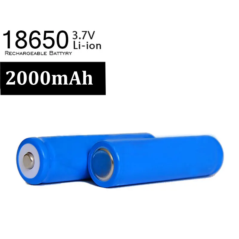 Бренд 4 шт./лот 18650 2000mAh батарея 3,7 v литий-ионный аккумулятор Lion Batery для Светодиодный фонарь фонарик