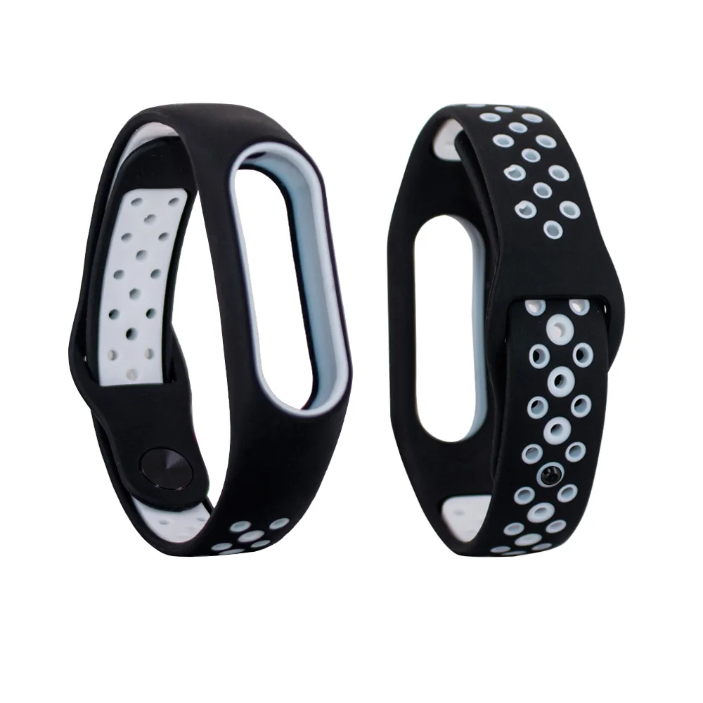Цветной браслет для Xiaomi Mi Band 2 силиконовый ремешок наручный 2|Смарт-аксессуары| |