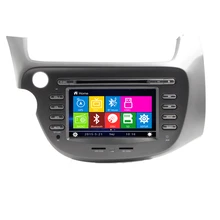 Free Shipping Car DVD Player GPS navigation For Honda Fit Jazz 2009 2010 2011 2012 2013 Steering wheel control RDS Ipod TV Radio
