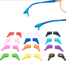 Противоскользящие 8 цветов 4 пар/лот универсальные солнечные очки, очки, силиконовые ушные крючки, дужки, спортивный держатель