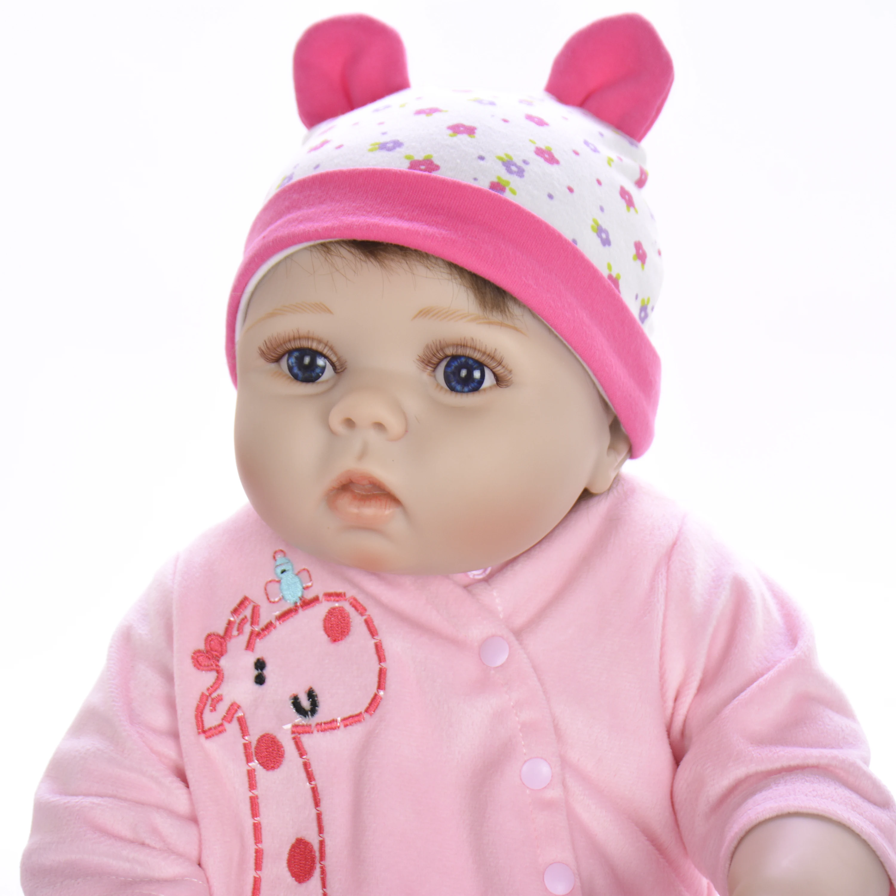 Новый дизайн 23 'ཱུ см силикона Reborn Baby Doll полный винил Реалистичная девушка