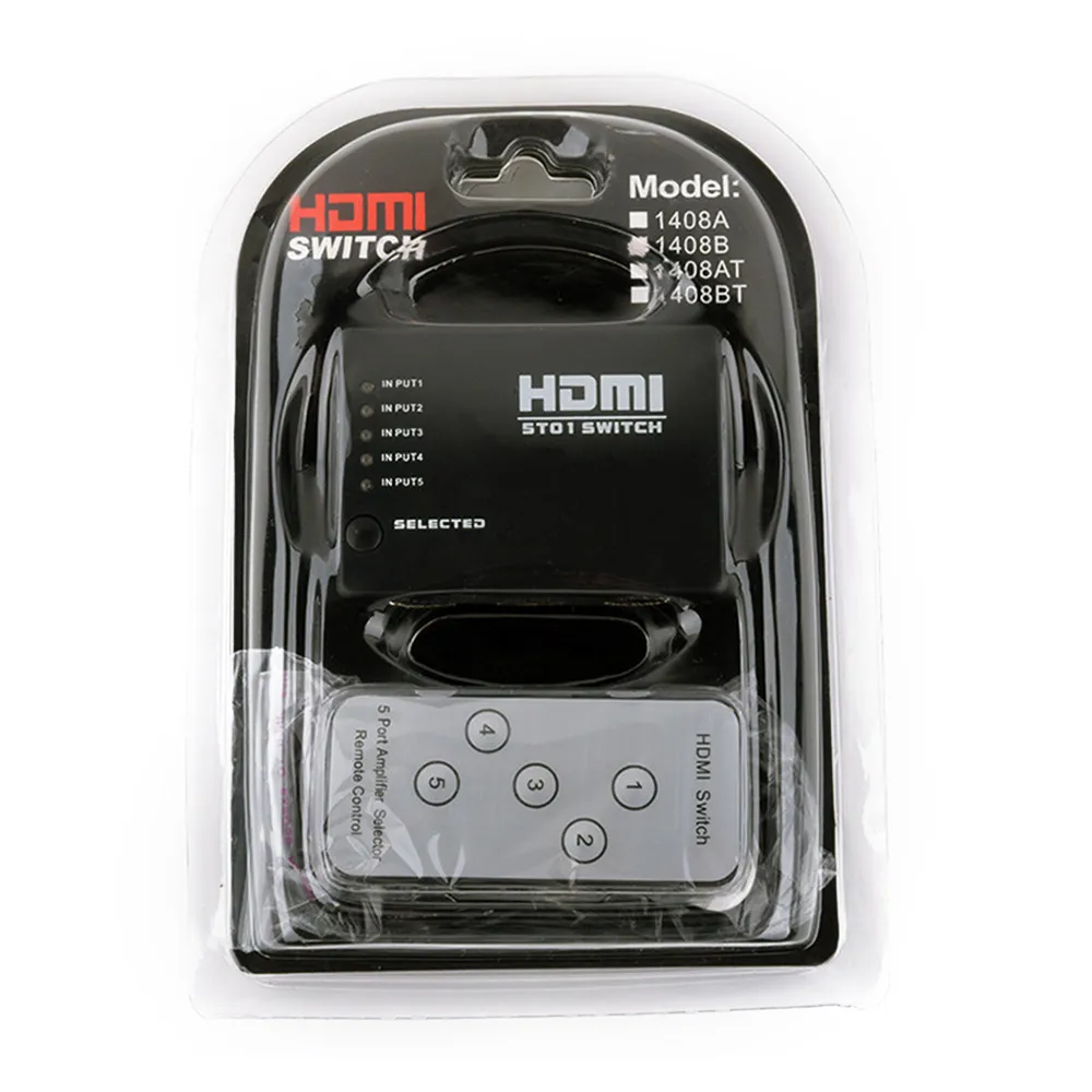 5 Порты и разъёмы HDMI Splitter HD HDMI к HDMI 1080 P 5 в 1 из совместимый для HD-DVD, SKY-STB, PS3, Xbox 360 ТВ Кабель-адаптер