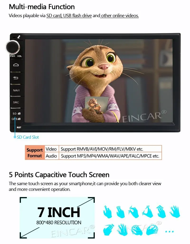 Cheap Android 6.0 Car Stereo Audio -2Din Radio Video Multimedia Player Navigator Bluetooth Wifi GPS Navigation+Wirless Backup Camera 4 Cheap Android 6.0 Car Stereo Audio -2Din Radio Video Multimedia Player Navigator Bluetooth Wifi GPS Navigation+Wirless Backup Camera 4
