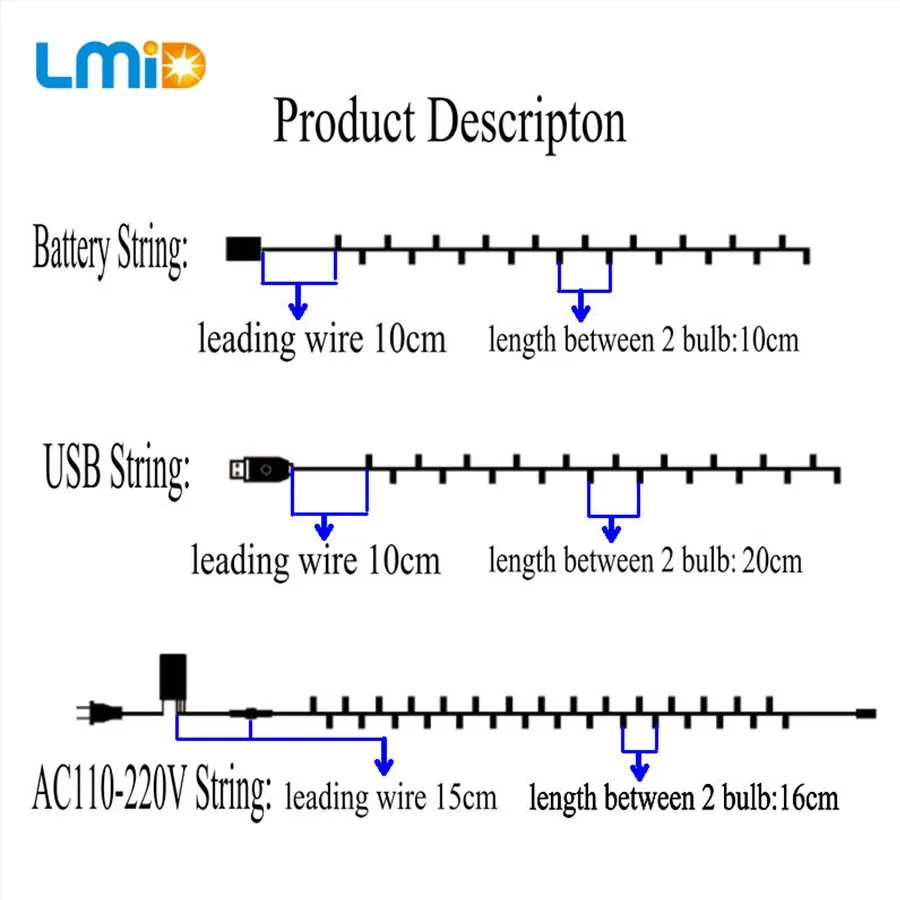 LMID Holiday Lighting christmas lights outdoor decoration led fairy lights battery operated garden decorative led lights LMID Holiday Lighting christmas lights outdoor decoration led fairy lights battery operated garden decorative led lights