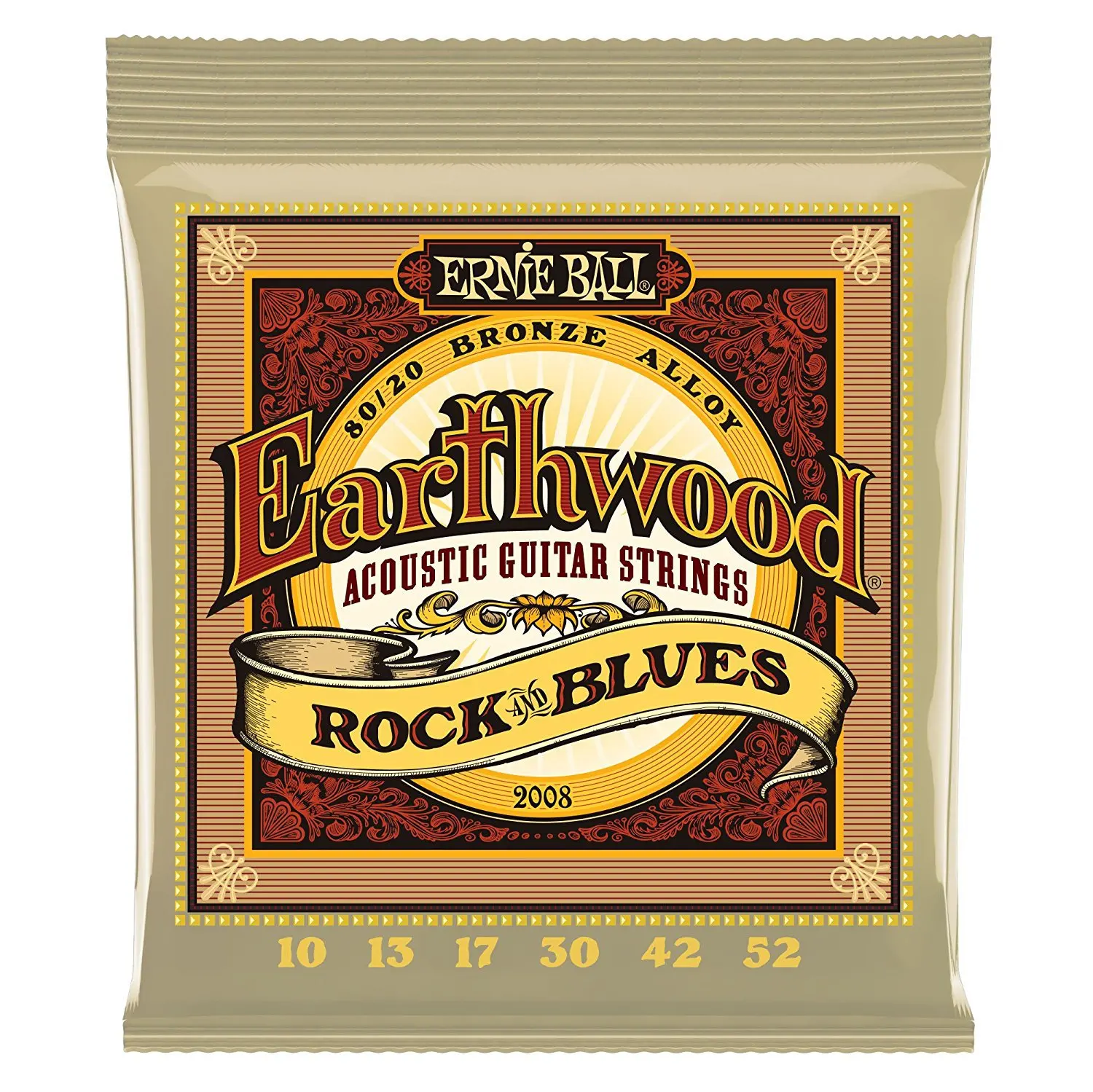 Ernie Ball Earthwood Струны для акустической гитары 80/20 Из бронзового сплава 2002 2003 2004 2006 2008