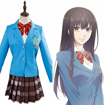 

Anime Kono Oto Tomare! Satowa Houzuki Cosplay Costume School Uniform Dress Suit Women Halloween Carnival Costume Custom