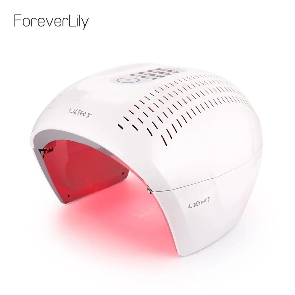 7 Color PDT LED Photon Light Therapy Lamp Facial Beauty SPA PDT Mask