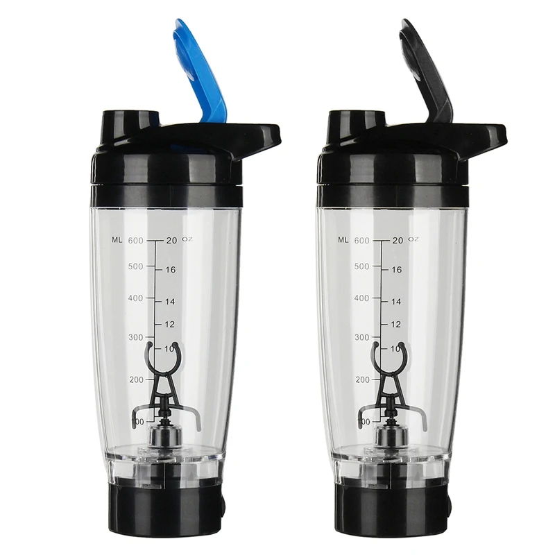 Lazy Self Stirring Mug 600ml Auto Mixing Coffee Cup Shaker Cyclone Cup Electric Protein Shaker Blender