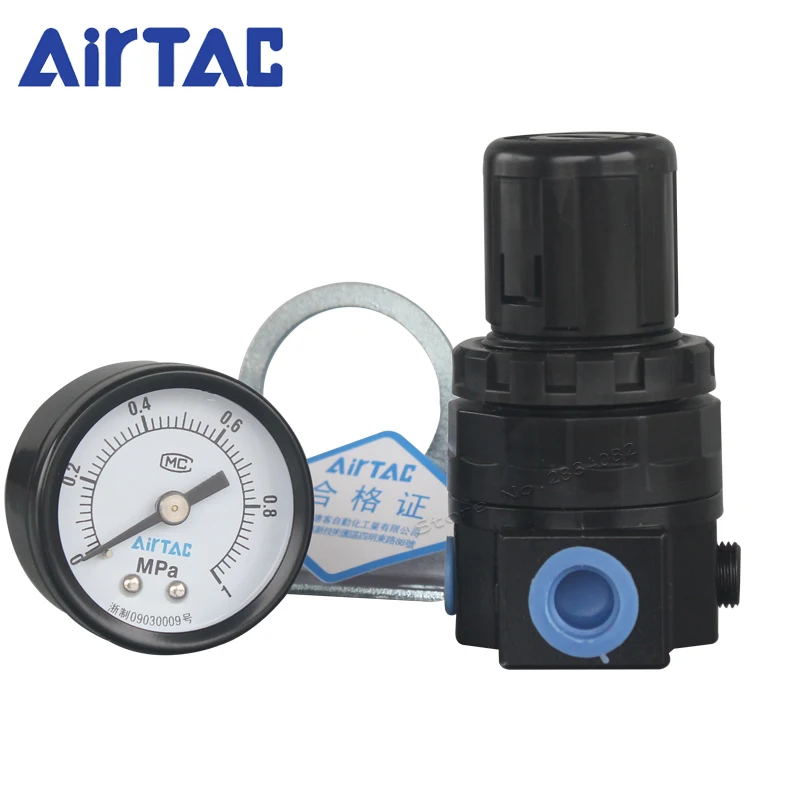 

1/4" Pneumatic Filter Air Treatment Unit Pressure Reducing Valve Air Regulator Compressor SR200-08 AirTac