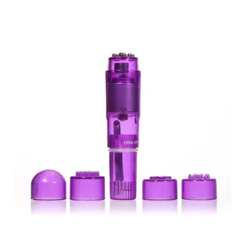 HoozGee Mini Secret Vibrator 4 Replaceable Tips Clitoris Stimulator G-spot Massage Erotic Sex Toys for Women Adult Sex Products 3