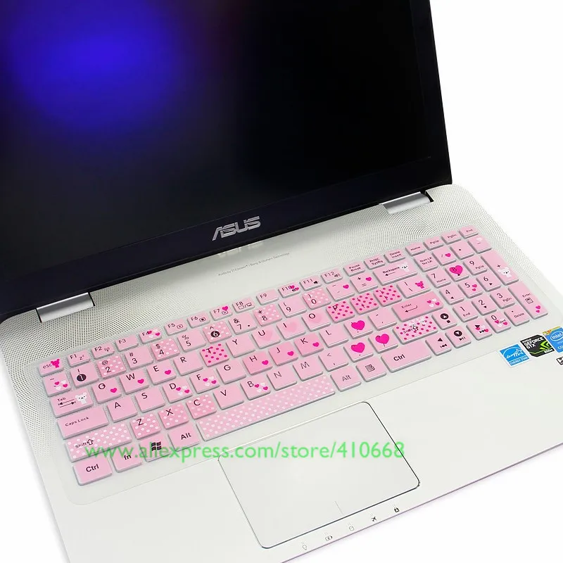 Силиконовый чехол для клавиатуры ноутбука Asus X550C K550V X550V A550C A550X W519L W508MD GL552JX N551V N551