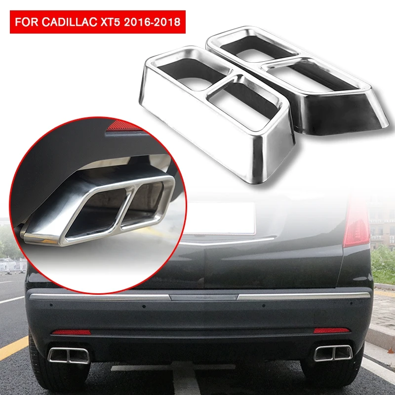 Estojo de Tubo de Escape para Pcmos Adequada para Cadillac Peças de Carro Silenciadores de Sistemas Guarnição Inoxidável Novos Xt5 2020-2020-2020 7 Silenciadores