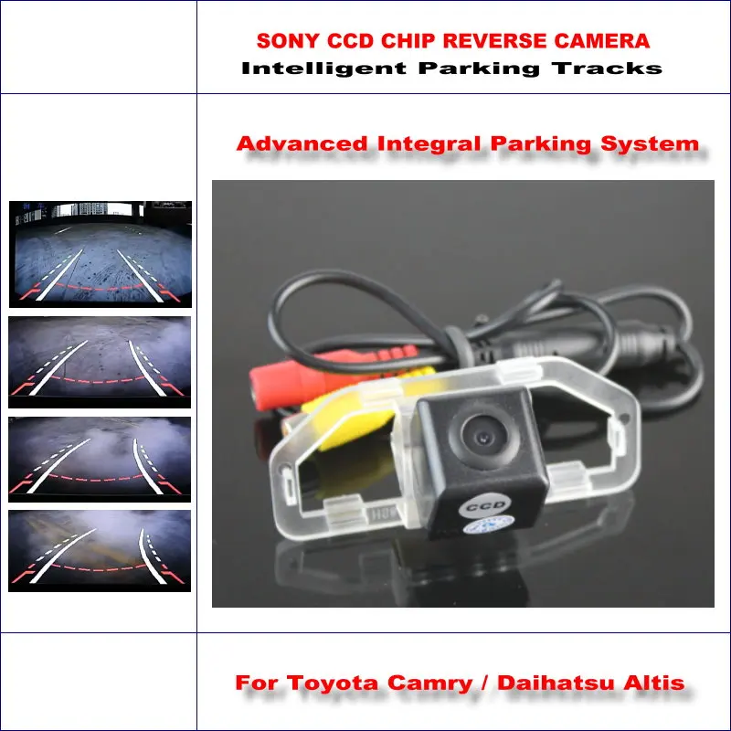 

Intelligentized Reversing Camera For Toyota Camry / Daihatsu Altis Rear View Back Up / 580 TV Lines Dynamic Guidance Tracks