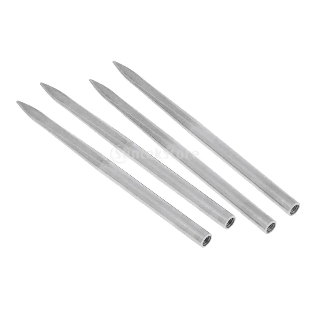 4pcs Fid Lacing Stitching Needles Stainless Steel Fids for 2mm 3mm Paracord Outdoor Camping Hunting Climbing Emergency Equipment