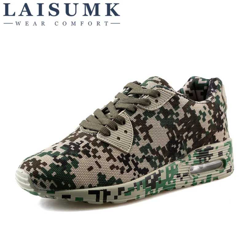 

2019 LAISUMK Camouflage Unisex Shoes Slipony men Shoes Height Increase male Comfort Footwear