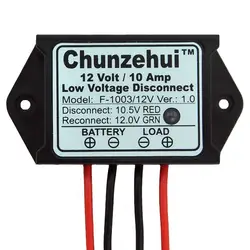 Модуль отключения низкого напряжения Chunzehui lvВ D, 12 В 10A, защита/увеличение срока службы батареи