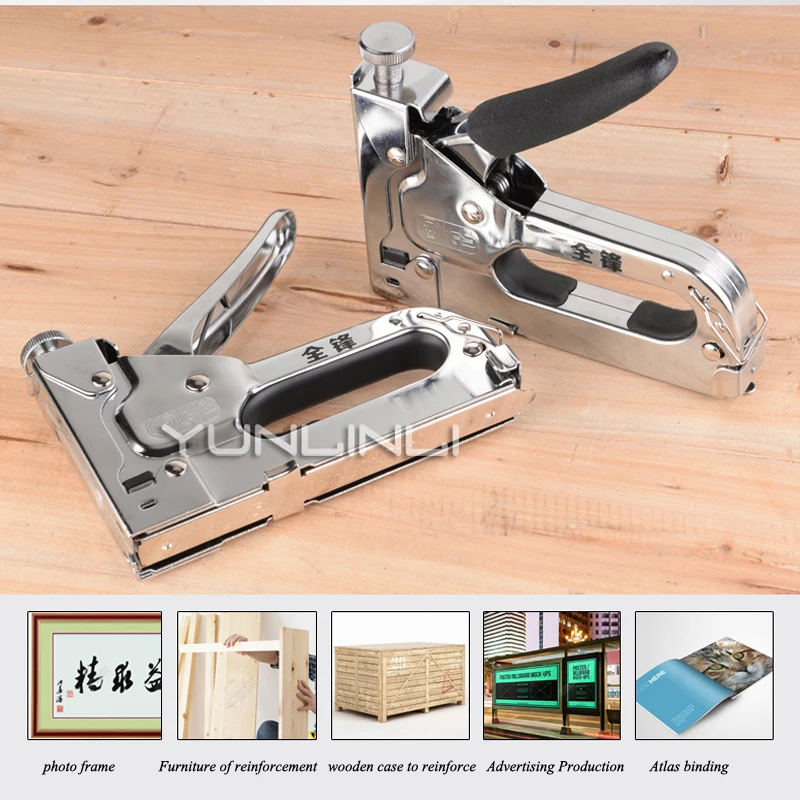 

Manual Nail Gun Three-purpose Code Nail Gun Gas Nail Gun U-shaped Nail Grab Oil Painting Martin Gun DQ1