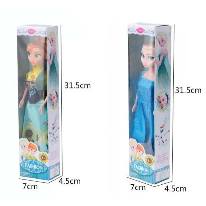 Disney Authentic Elsa Anna Princess Plush Doll Toys Frozen Snow Doll Girl Stuffed Toys Kids Cartoon Christmas Birthday Gift Box Disney Authentic Elsa Anna Princess Plush Doll Toys Frozen Snow Doll Girl Stuffed Toys Kids Cartoon Christmas Birthday Gift Box