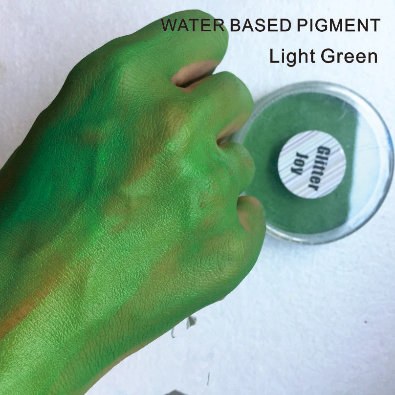 

FPLG 30g/pc Water Based Pure Light Green Face Body Paint Pigment Makeup in Costume Party Fancy Dress Beauty Makeup Tool