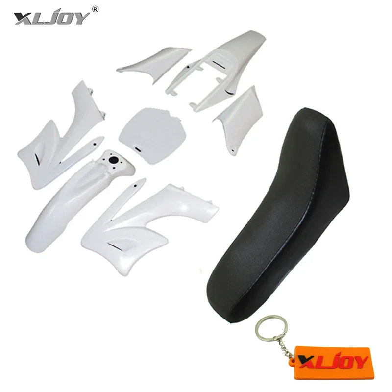 Motorcycle Accessories Motorcycle Fairing XLJOY Plastic Fender Fairing Kits 7 Pieces + Foam Seat For Chinese 2 Stroke 47cc 49cc Apollo Orion Mini Dirt Bike Kids Minimoto