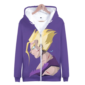 

DRAGON BALL 3D print Hot Sale pop Casual Zipper Hoodies Sweatshirts Women and Men Clothes 2019 Popular K-pops hoodies Plus Size