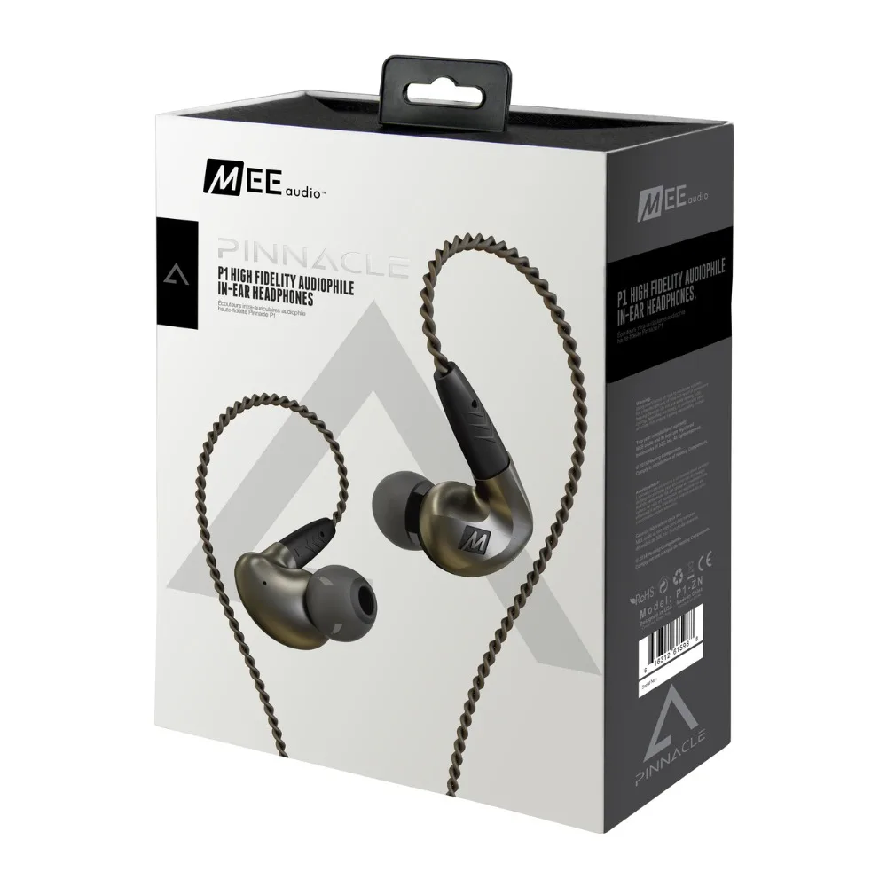 MEE Audio MEElectronics Pinnacle P1 Audiophile высококачественные наушники-вкладыши со съемными кабелями Прямая поставка