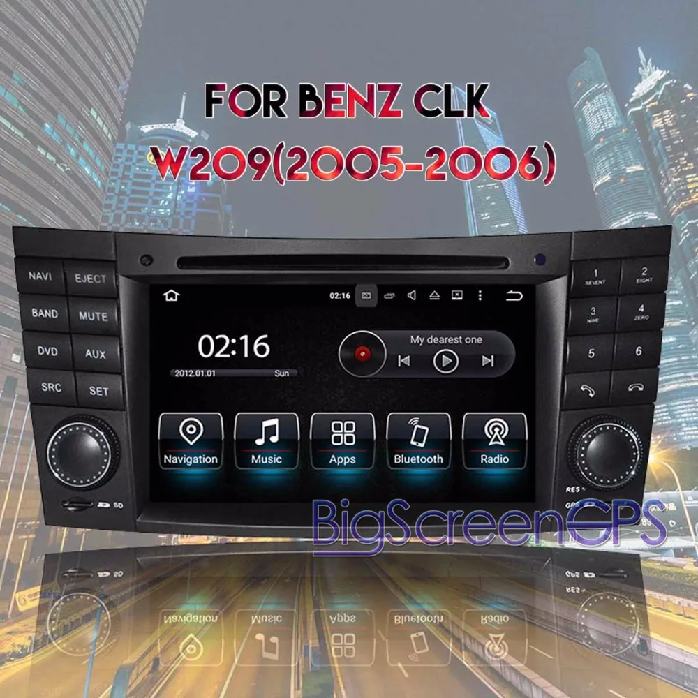 

Octa Core CD DVD Player 2 Din Stereo Android 8.0 Car Radio for Benz E-W211 CLS W219 GPS Navigation Autoradio Headunit