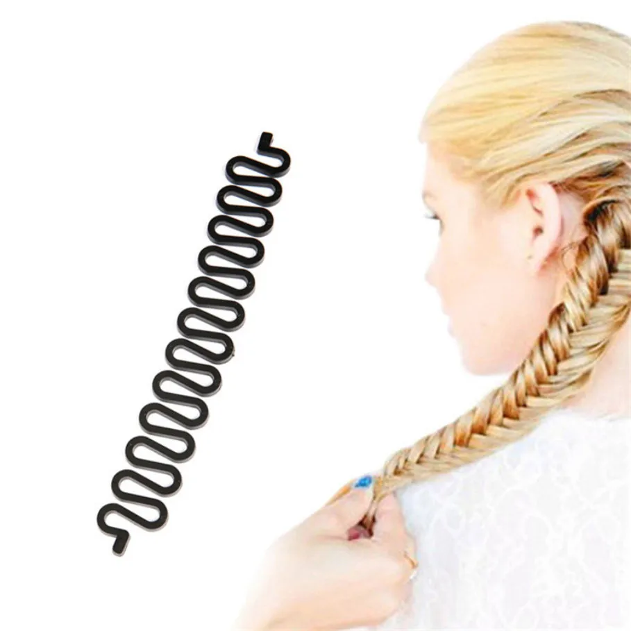 Французские волосы приспособление для Плетения КОС Braider крючок с волшебным для волос, фигурная Bun Maker аксессуары для волос