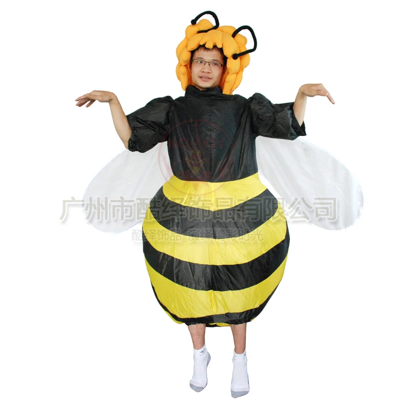 

Inflatable Bumble Bee Costume for men women Party Carnival Cosplay Dress Halloween Christmas Xmas Animal costumes for Adult