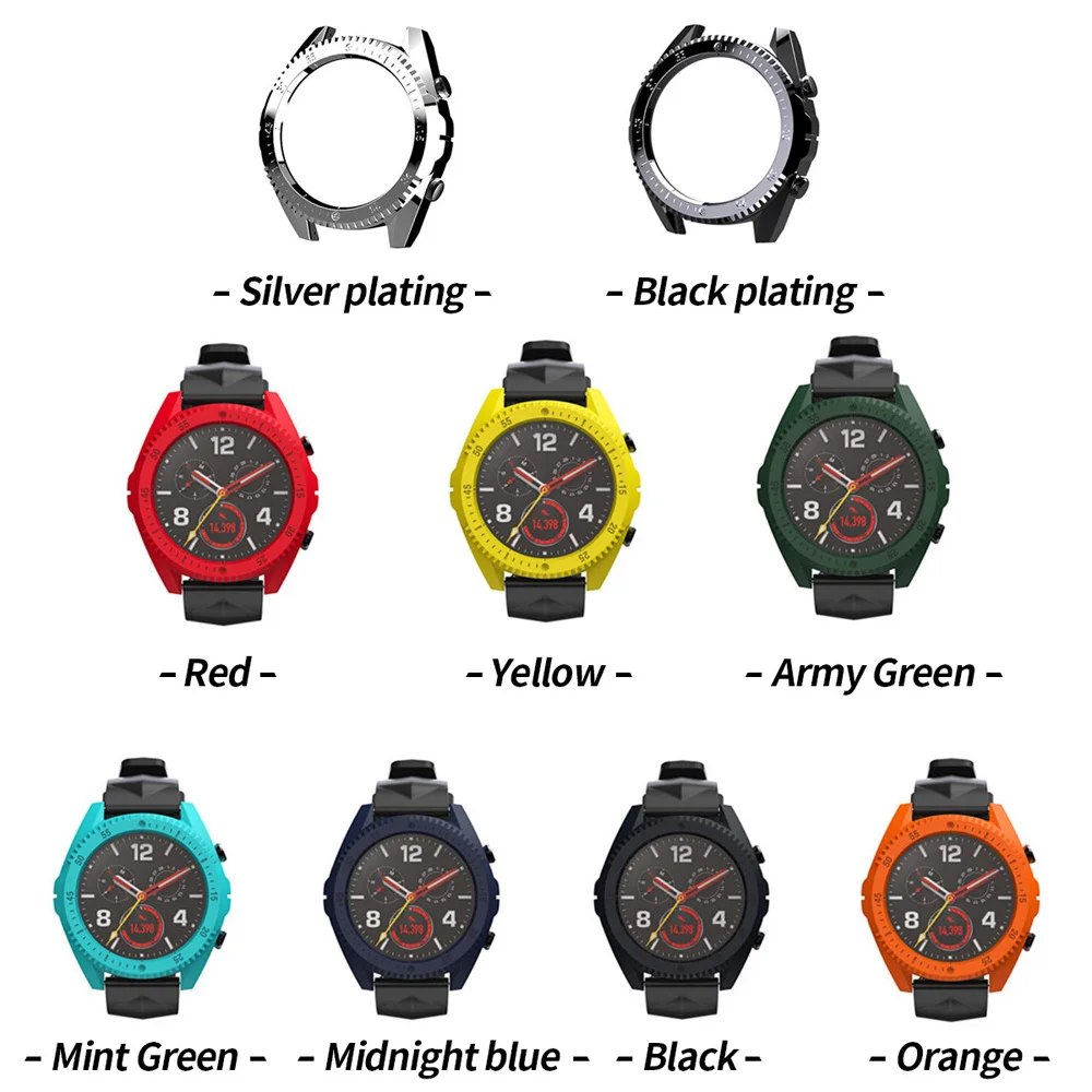 Модные цвета ПК Жесткий Чехол для huawei Watch GT 46 мм чехол тонкий пластиковый бампер для мужчин/Женская оправа аксессуары