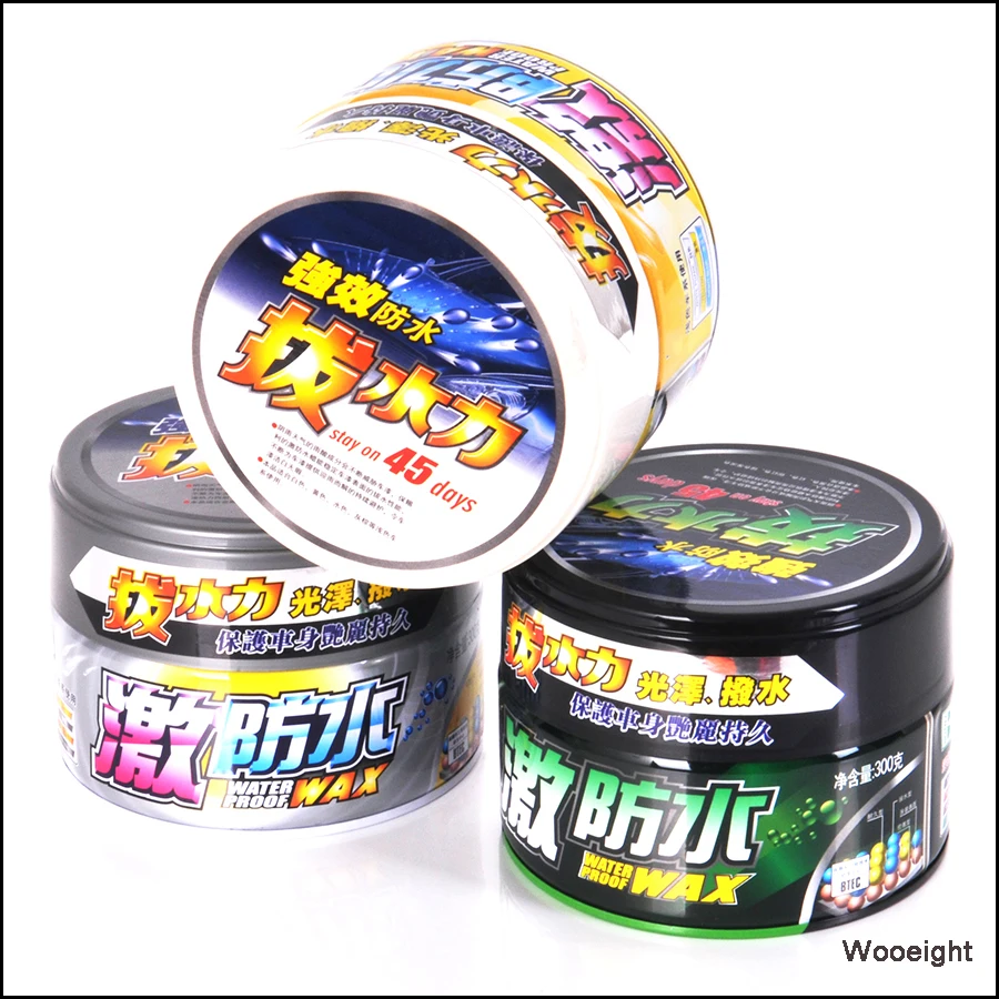 Car Polishing Waterproof  Paste Paint Care Hard Wax For Light Color Car White Yellow Light Bule Metal Color Gold Dark Car (8)