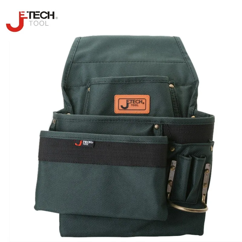 Jetech durable water proofing medium size waist tool bag pouch belt pouch bag screwdriver  wrench carry holder BA-M1