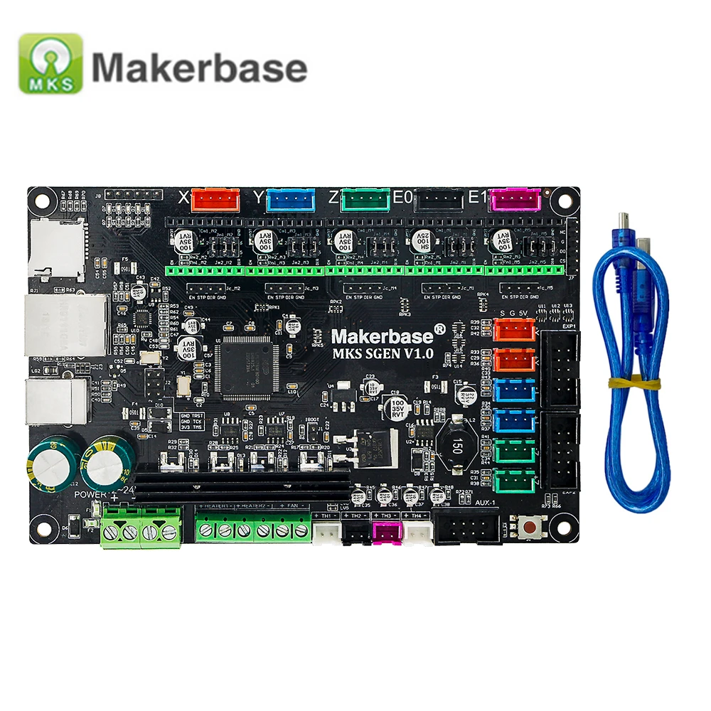 

Smoothieboard MKS SGen 32bit Controller Board Open Source Smoothieware Support DRV8825/LV8729/TMC2208/TMC2100 MKS SBASE upgraded