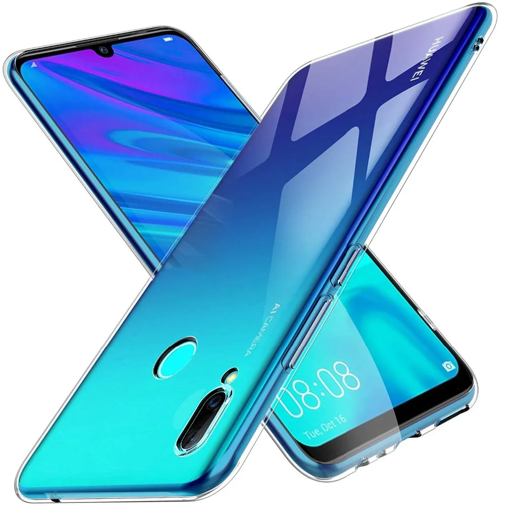 Чехол для Huawei P Smart Z чехол Y9 Prime 2019 мягкий прозрачный силиконовый из ТПУ телефона
