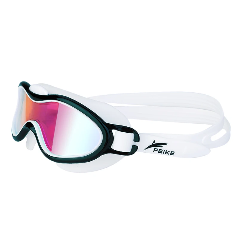 Детские плавательные очки, плавательные очки, детские силиконовые водонепроницаемые противотуманные УФ очки для дайвинга